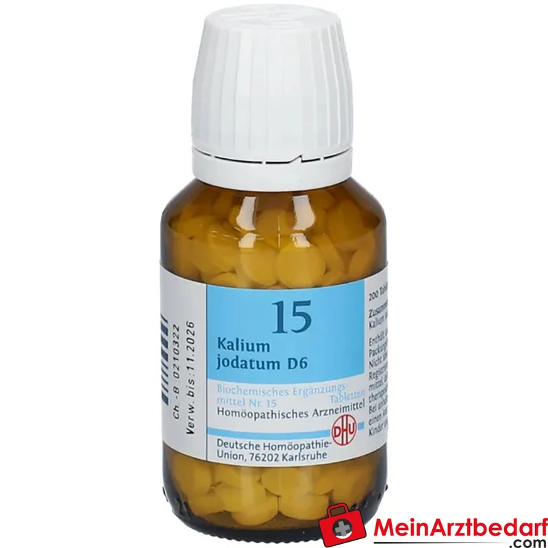 DHU Biochemie 15 Kalium jodatum D6 Tabletten
