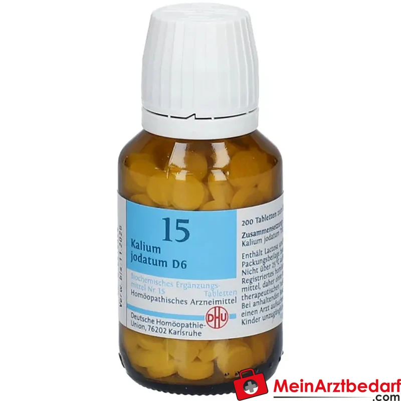 DHU Biochemie 15 Kalium jodatum D6 Tabletten