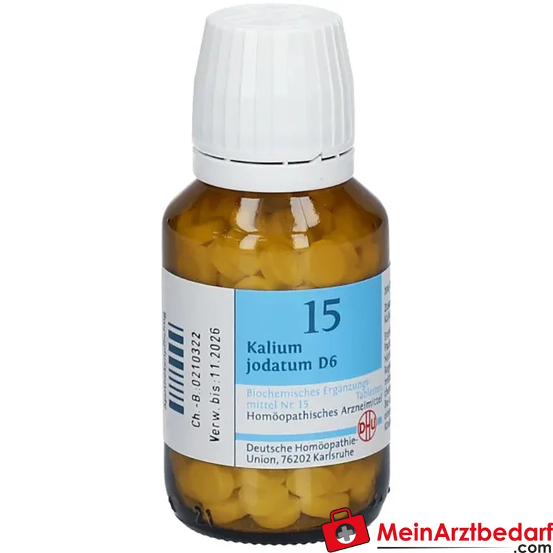 DHU Biochemie 15 Kalium jodatum D6 Tabletten
