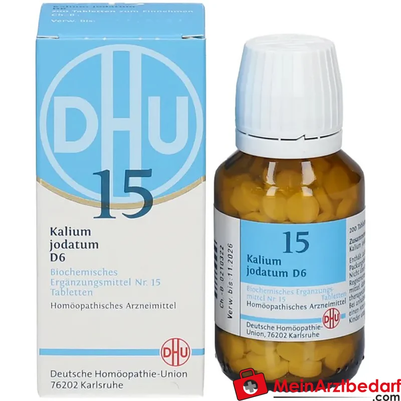 DHU Biochemie 15 Kalium jodatum D6 Tabletten
