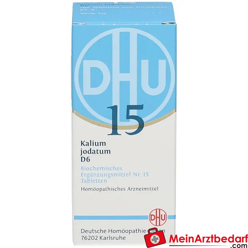 DHU Biochemie 15 Kalium jodatum D6 Tabletten