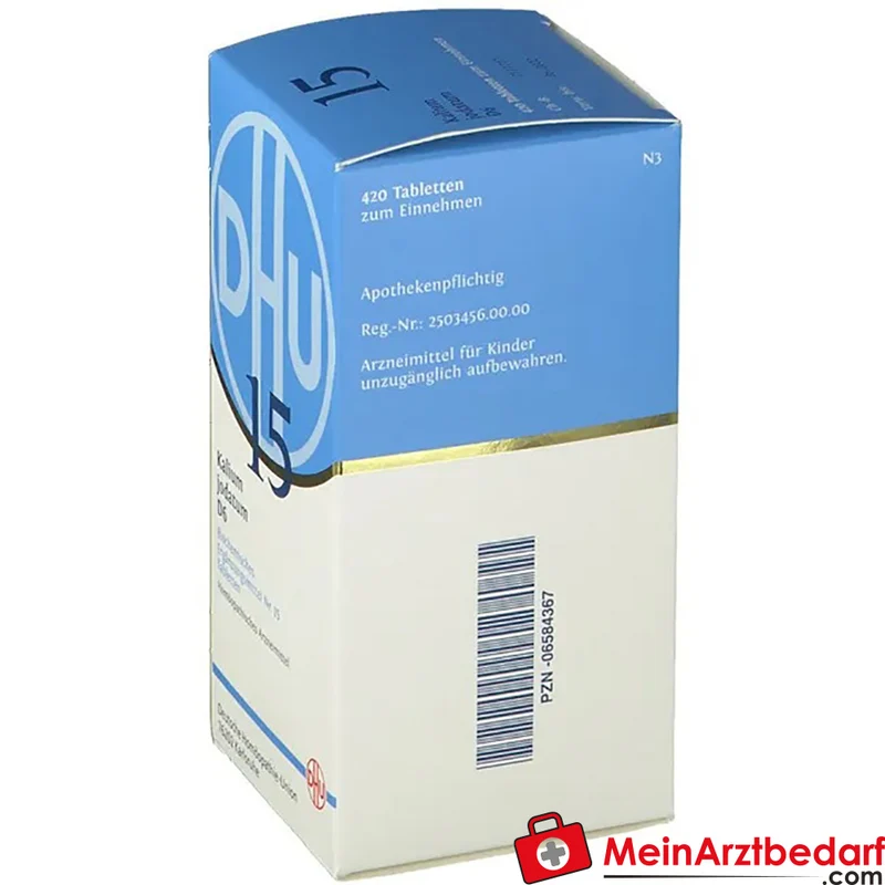 DHU Biochemie 15 Kalium jodatum D6 Tabletten