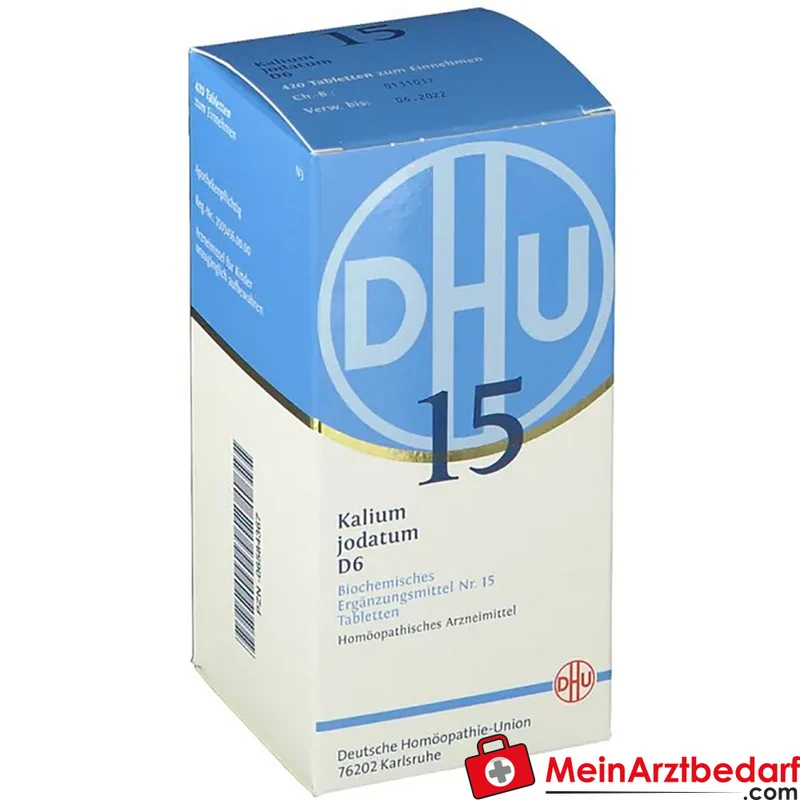 DHU Biochemie 15 Kalium jodatum D6 Tabletten