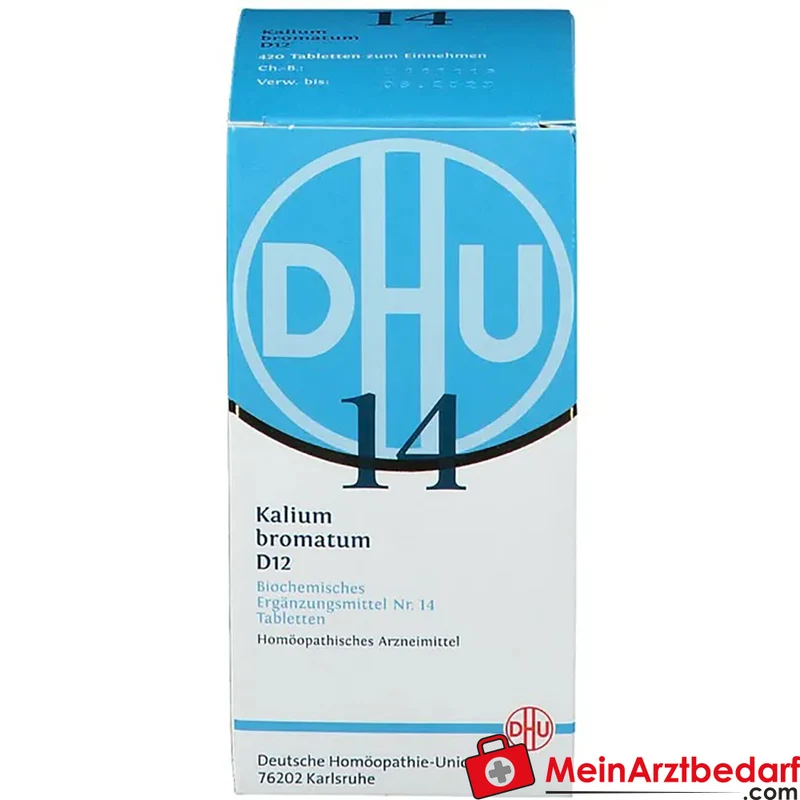DHU Biochemie 14 Kalium bromatum D12 Tabletten