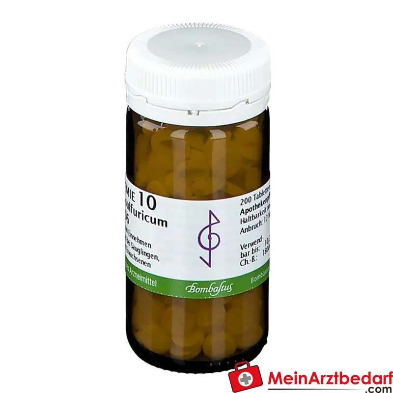 Bombastus Biochemie Natrium sulfuricum D6 250 mg Tabletten 10 Stück