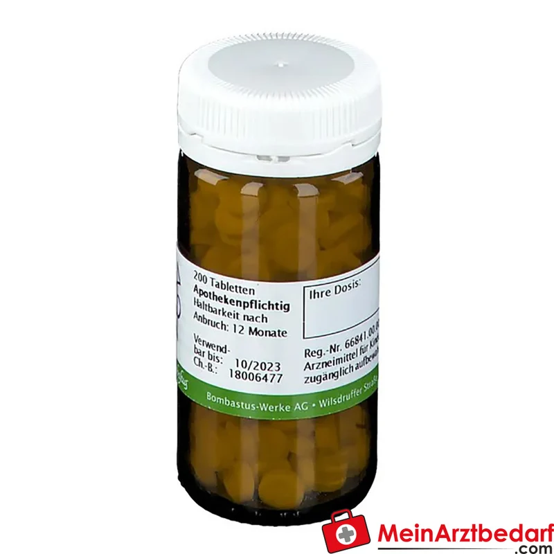 Bombastus Biochemie Natrium sulfuricum D6 250 mg Tabletten 10 Stück