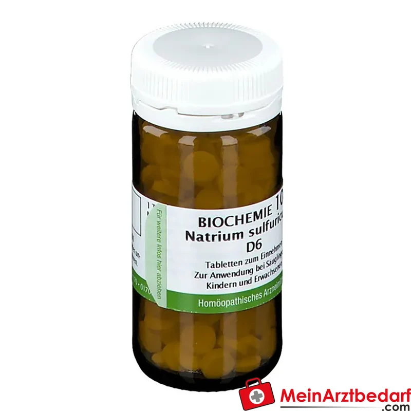 Bombastus Biochemie Natrium sulfuricum D6 250 mg Tabletten 10 Stück