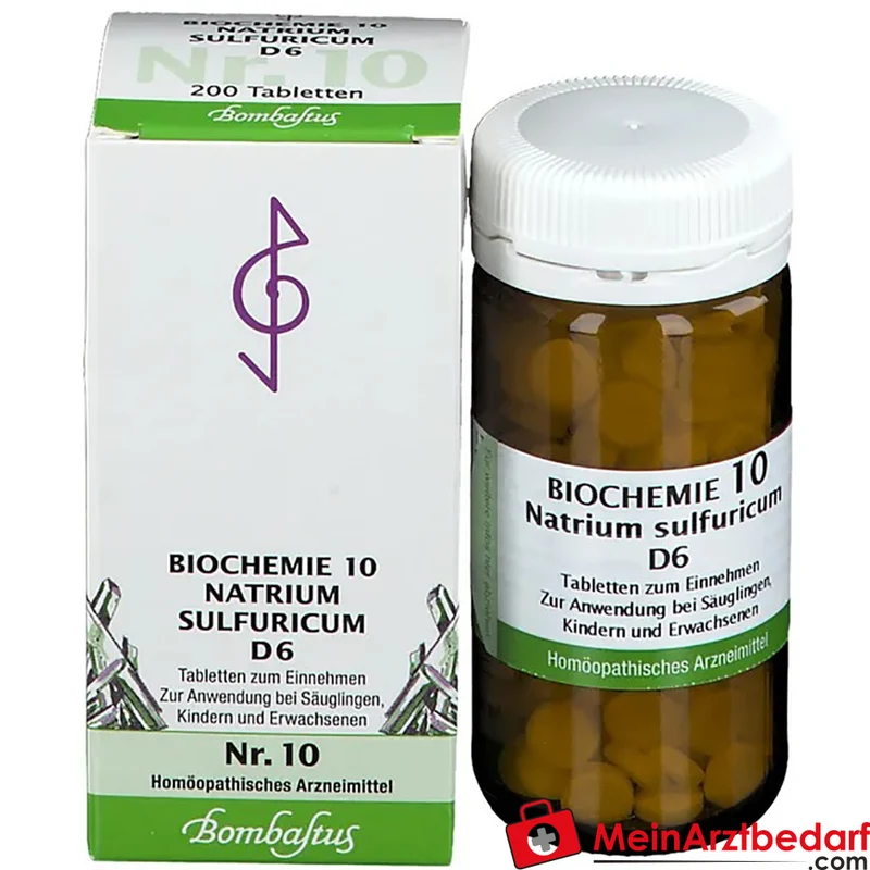 Bombastus Biochemie Natrium sulfuricum D6 250 mg Tabletten 10 Stück