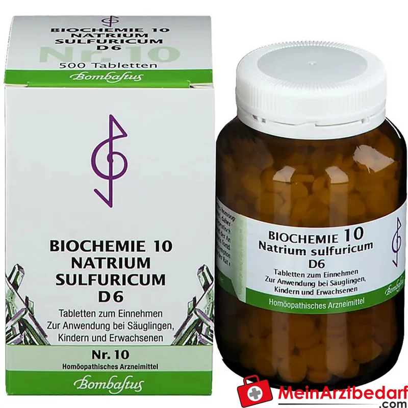 Bombastus Biochemie Natrium sulfuricum D6 250 mg Tabletten 10 Stück