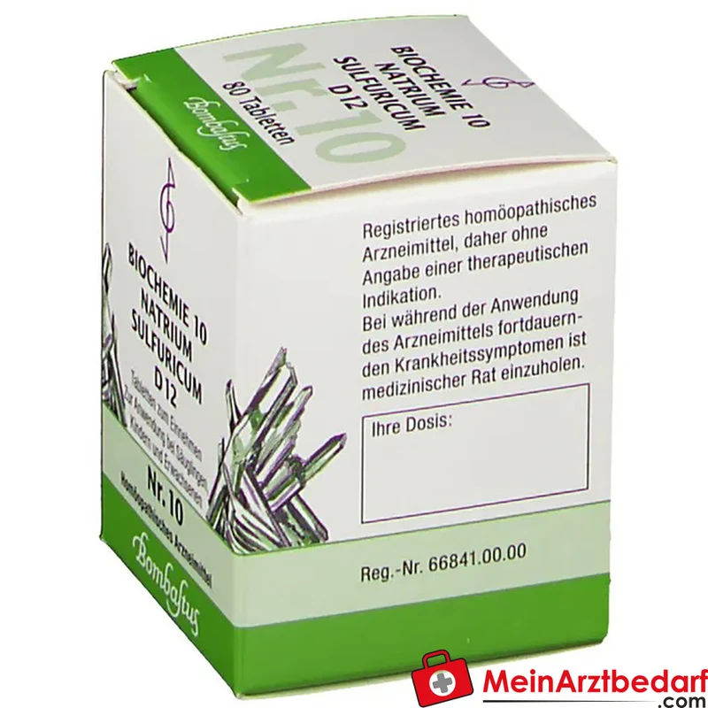 Biochemie 10 Natrium sulfuricum D12 Tabletten 250 mg