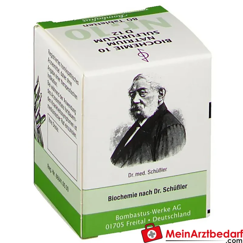Biochemie 10 Natrium sulfuricum D12 Tabletten 250 mg