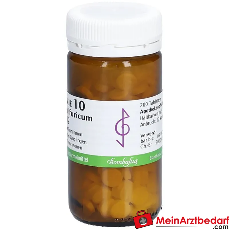 Biochemie 10 Natrium sulfuricum D12 Tabletten 250 mg