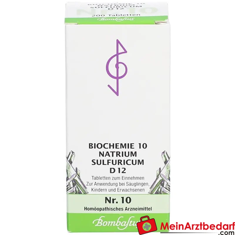 Biochemie 10 Natrium sulfuricum D12 Tabletten 250 mg