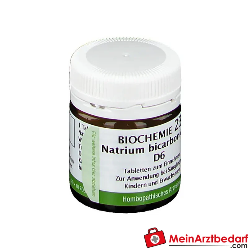 BIOCHEMIE 23 Natrium bicarbonicum D6 Tabletten homöopathisches Arzneimittel