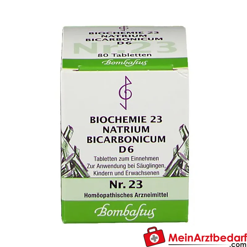 BIOCHEMIE 23 Natrium bicarbonicum D6 Tabletten homöopathisches Arzneimittel