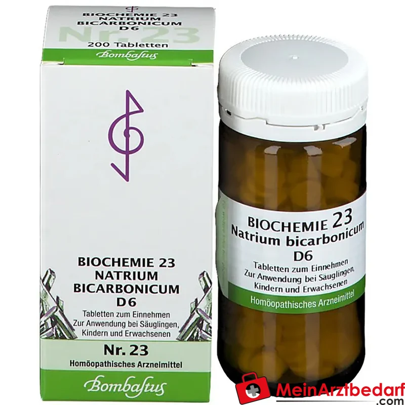 BIOCHEMIE 23 Natrium bicarbonicum D6 Tabletten homöopathisches Arzneimittel