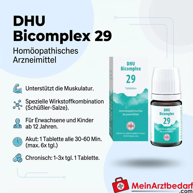 DHU Bicomplex 29 Tabletten Calcium fluoratum D12 50 Stück
