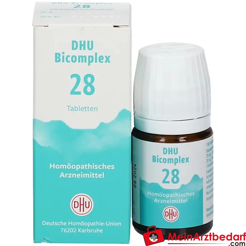 DHU Bicomplex 28 Tabletten mit Calcium fluoratum D12