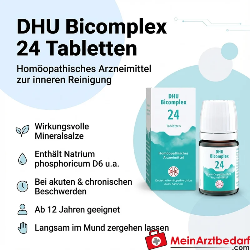 DHU Bicomplex 24 Natrium phosphoricum D6 Kalium chloratum D6 Tabletten