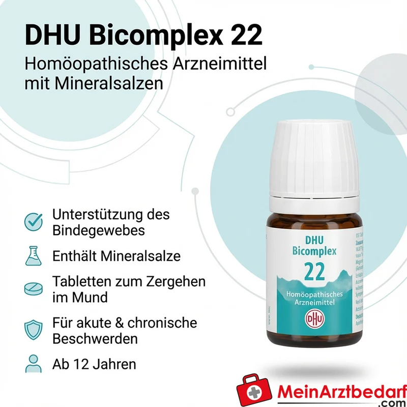 DHU Bicomplex 22 homöopathische Tabletten mit Mineralsalzen