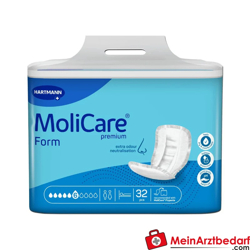 MoliCare Premium Form extra plus 6 Tropfen Inkontinenzvorlagen 1 Packung