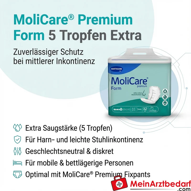MoliCare Premium Form 5 Tropfen Extra Inkontinenzeinlage