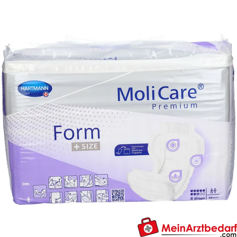 MoliCare Premium Form Size Einlage 8 Tropfen 76 x 44 cm