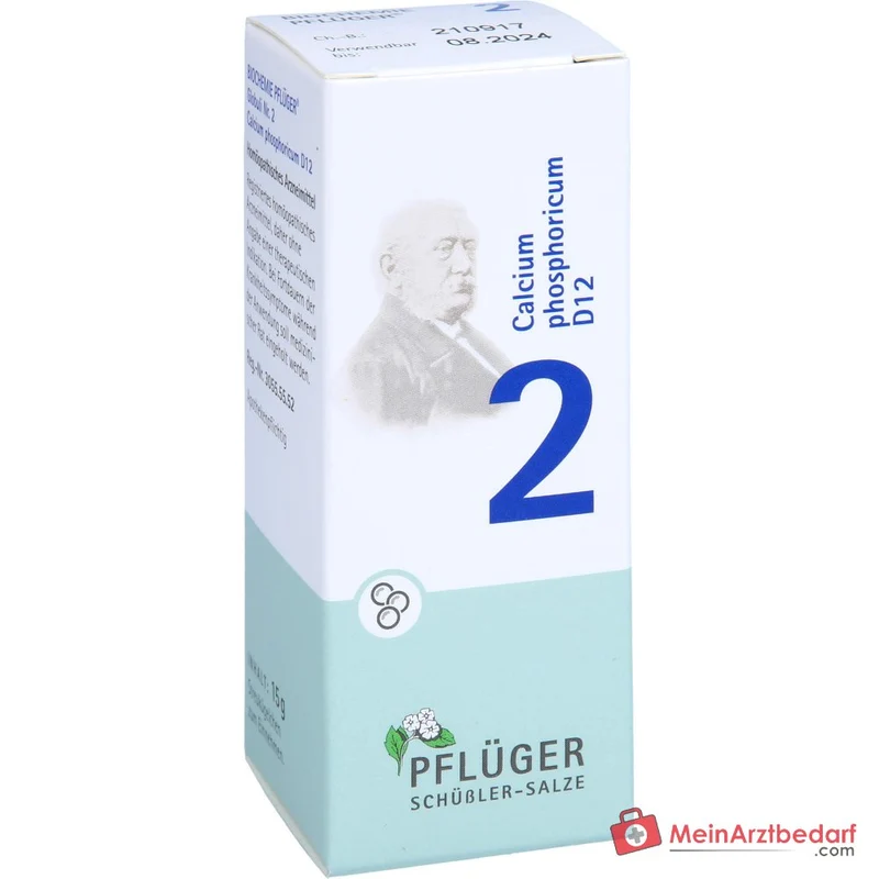 Pflüger Biochemie Globuli Nr. 2 Calcium phosphoricum D12 Globuli, 15 g