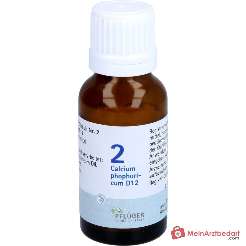 Pflüger Biochemie Globuli Nr. 2 Calcium phosphoricum D12 Globuli, 15 g