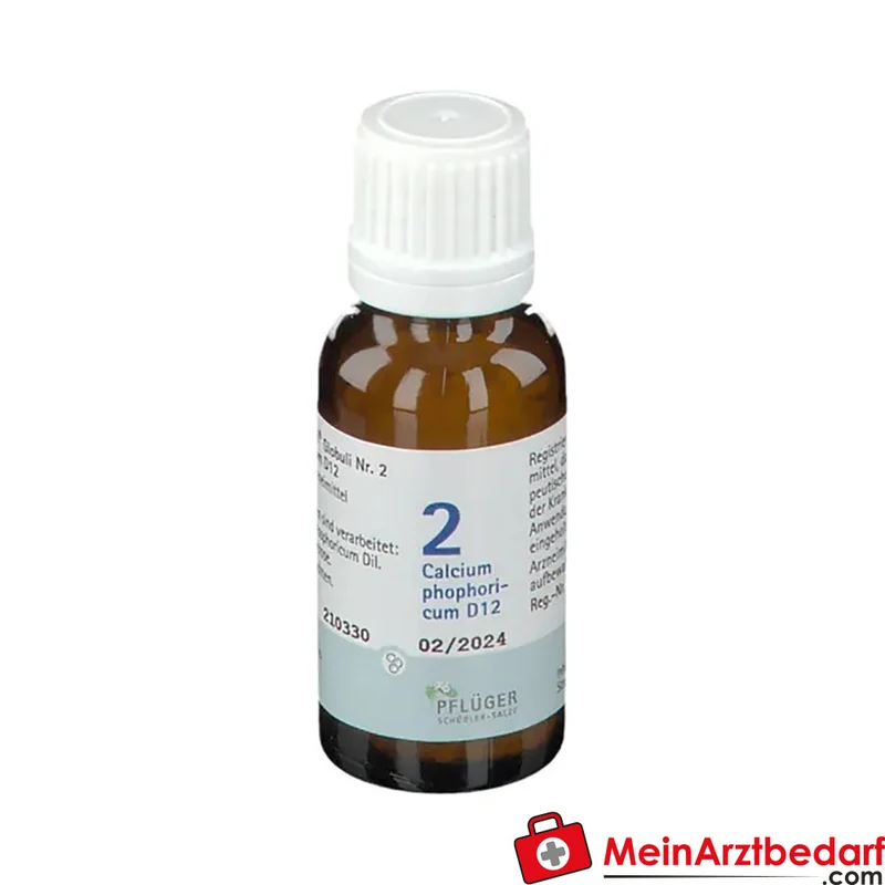 Pflüger Biochemie Globuli Nr. 2 Calcium phosphoricum D12 Globuli, 15 g