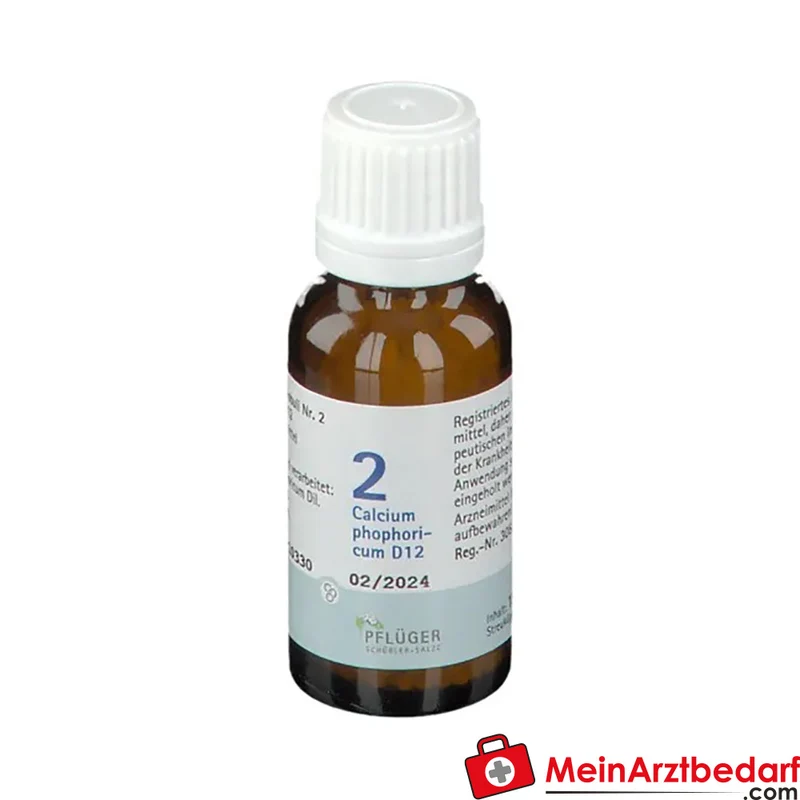 Pflüger Biochemie Globuli Nr. 2 Calcium phosphoricum D12 Globuli, 15 g
