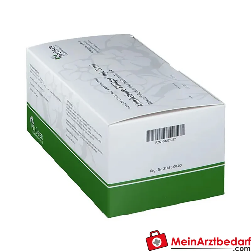 Pflüger Milchsäure (Acidum sarcolacticum D4) Injektionsampullen 5 ml 10 Stück
