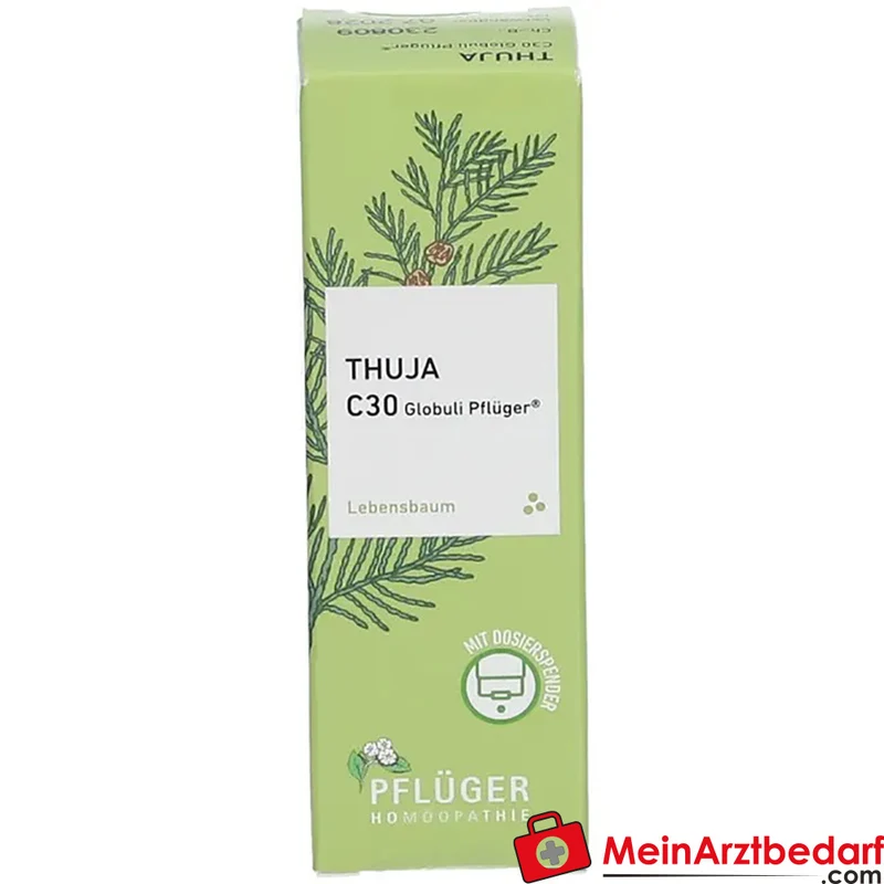 Pflüger Thuja extern Globuli Thuja occidentalis C30 (10 mg) 10 g