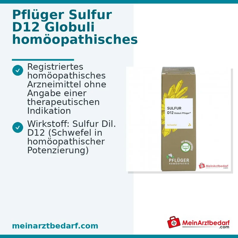 Pflüger Sulfur D12 Globuli 10 g