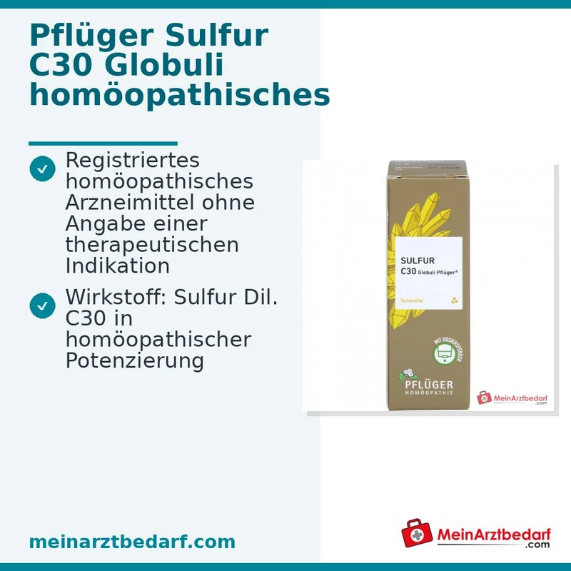 Pflüger Sulfur C30 Globuli 10 g