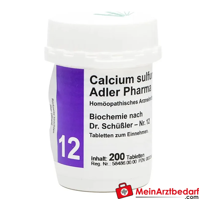 Adler Pharma Calcium sulfuricum D6 250 mg Tabletten