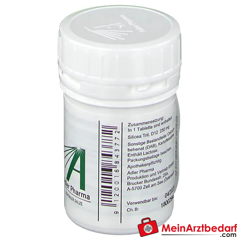 Adler Pharma Silicea D12 Acidum silicicum 250 mg Tabletten