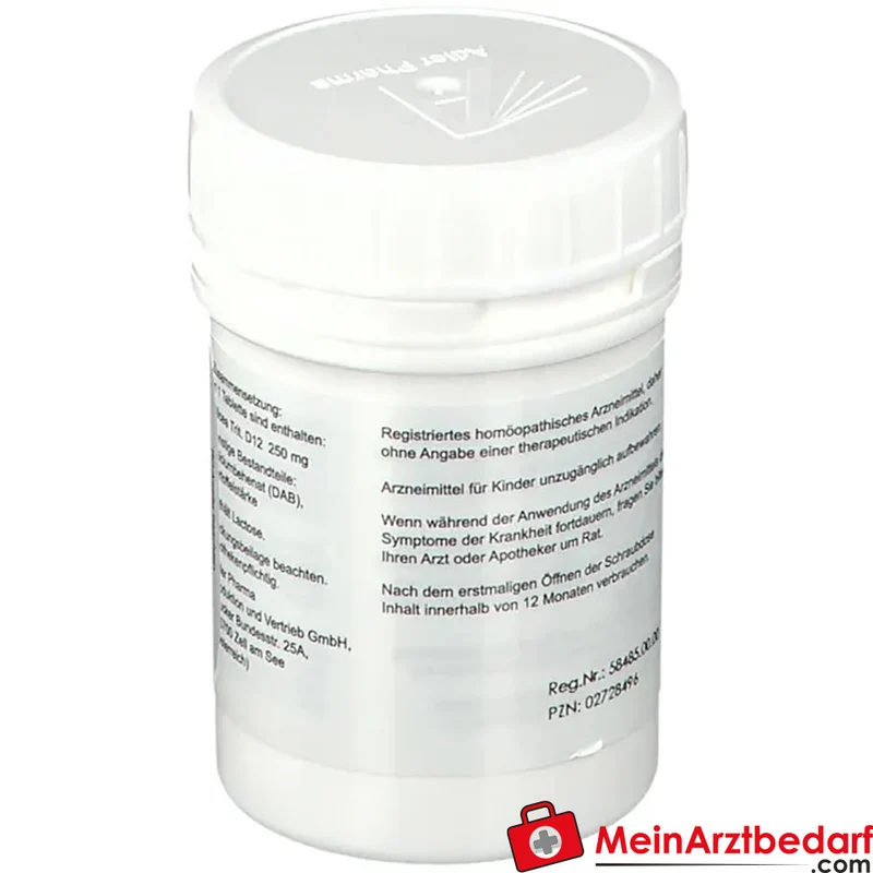 Adler Pharma Silicea D12 Acidum silicicum 250 mg Tabletten