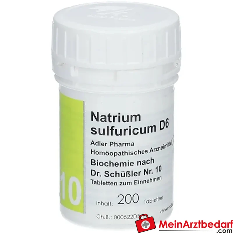 Adler Pharma Natrium sulfuricum D6 250 mg Tabletten