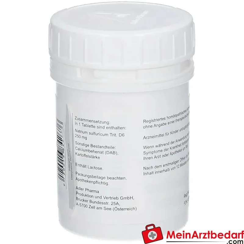 Adler Pharma Natrium sulfuricum D6 250 mg Tabletten