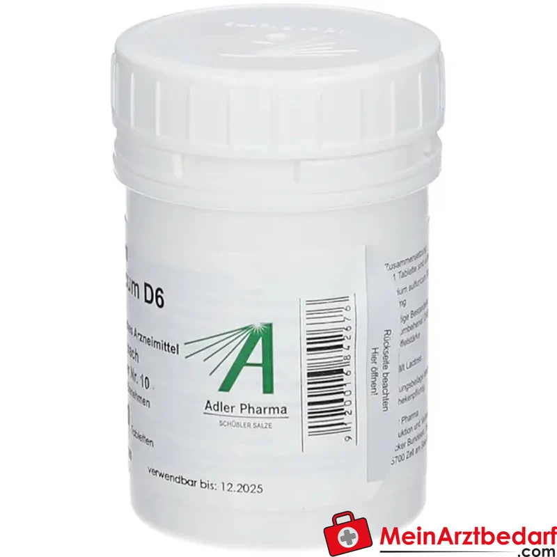 Adler Pharma Natrium sulfuricum D6 250 mg Tabletten