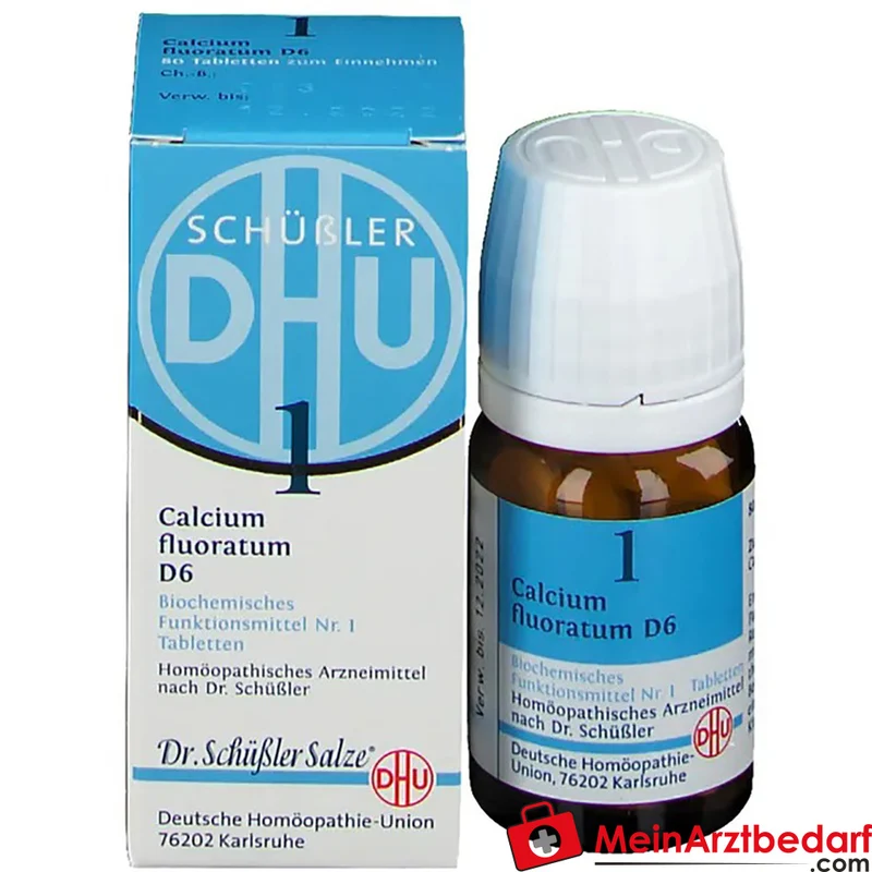 DHU Schüßler-Salz Nr. 1 Calcium fluoratum D6 250 mg Tabletten 80 Stück