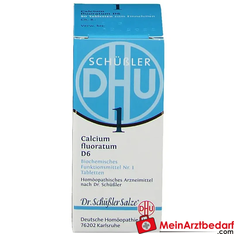 DHU Schüßler-Salz Nr. 1 Calcium fluoratum D6 250 mg Tabletten 80 Stück