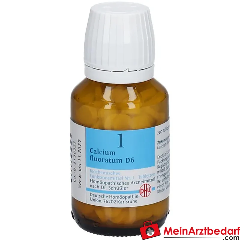 DHU Schüßler-Salz Nr. 1 Calcium fluoratum D6 250 mg Tabletten 80 Stück