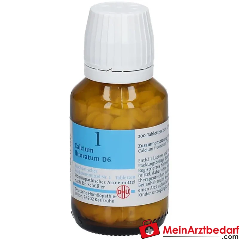 DHU Schüßler-Salz Nr. 1 Calcium fluoratum D6 250 mg Tabletten 80 Stück