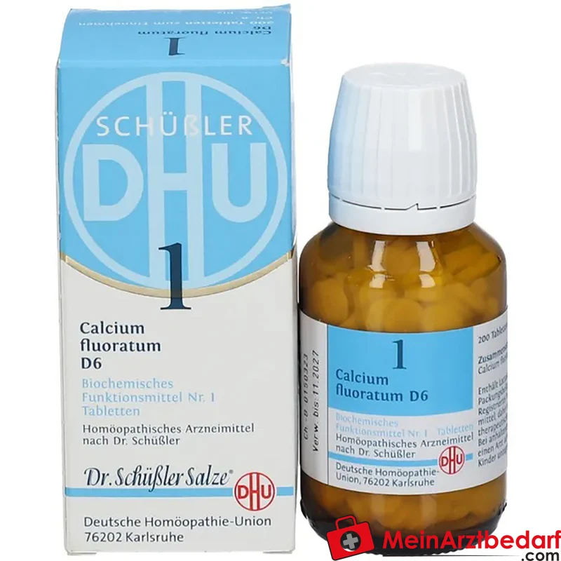 DHU Schüßler-Salz Nr. 1 Calcium fluoratum D6 250 mg Tabletten 80 Stück