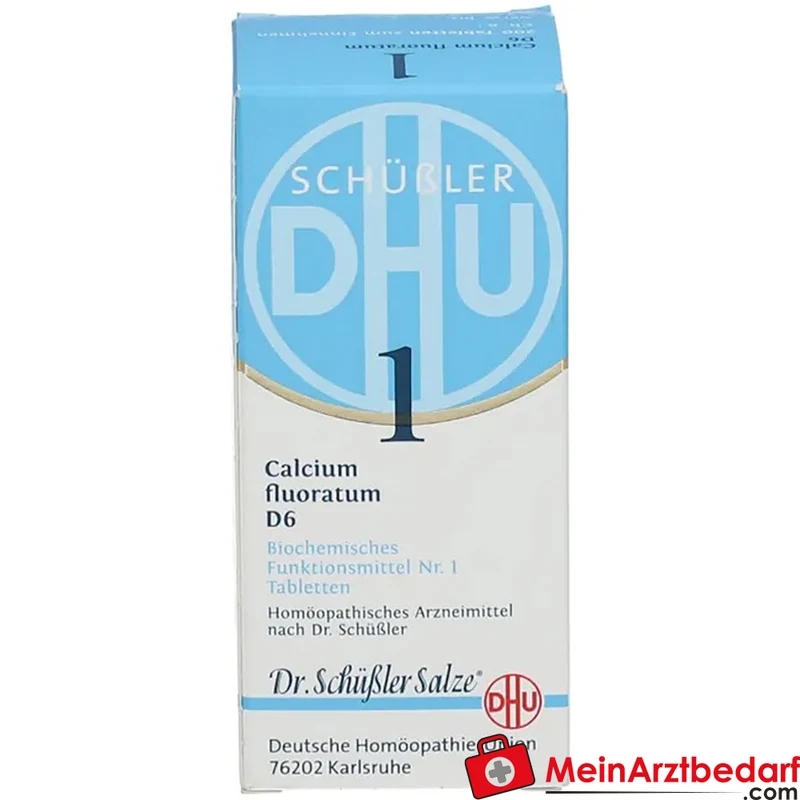 DHU Schüßler-Salz Nr. 1 Calcium fluoratum D6 250 mg Tabletten 80 Stück