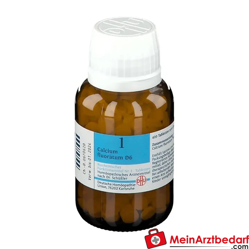 DHU Schüßler-Salz Nr. 1 Calcium fluoratum D6 250 mg Tabletten 80 Stück