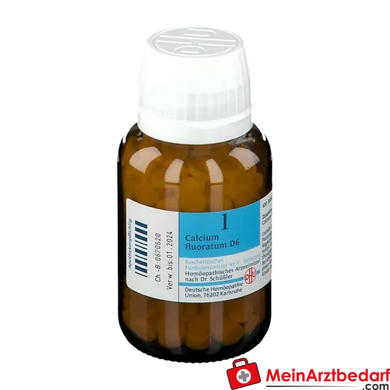 DHU Schüßler-Salz Nr. 1 Calcium fluoratum D6 250 mg Tabletten 80 Stück