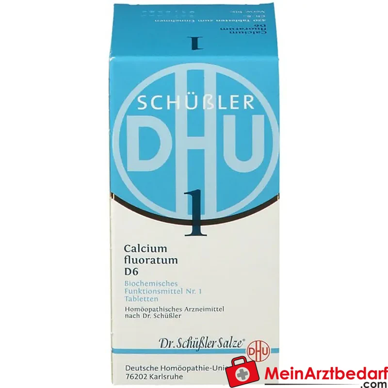 DHU Schüßler-Salz Nr. 1 Calcium fluoratum D6 250 mg Tabletten 80 Stück
